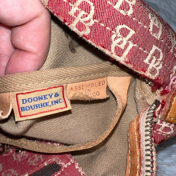 Dooney & Bourke Red Shoulder Mini Bag Y2K - Picture 8 of 8